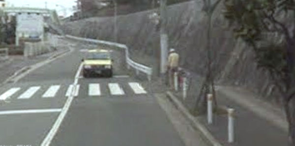 キョン（老）？と自転車